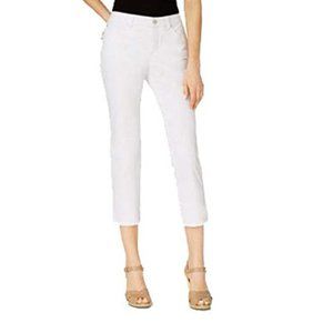 Charter Club White Capris Pants Tummy Slimming NWT